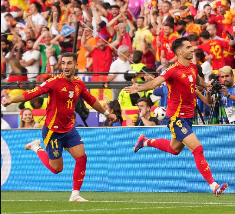 Euro 2024 Spain knock out hardfighting Germany 21, hit semifinals