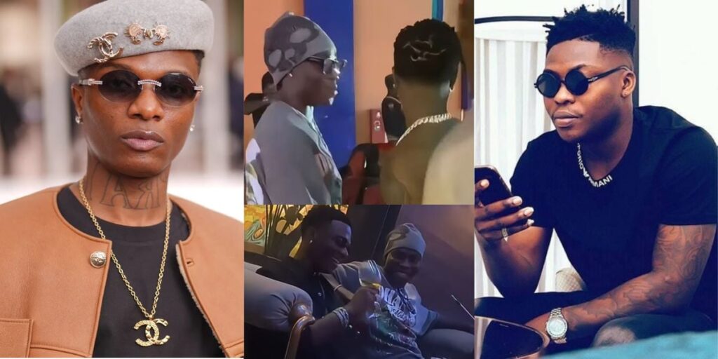 Wizkid-ends-beef-with-Reekado-Banks-years-after-calling-the-ex-Mavin-signee-a-fool-as-they-finally-link-up-Video-1